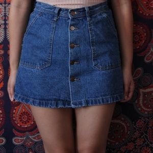Denim skirt